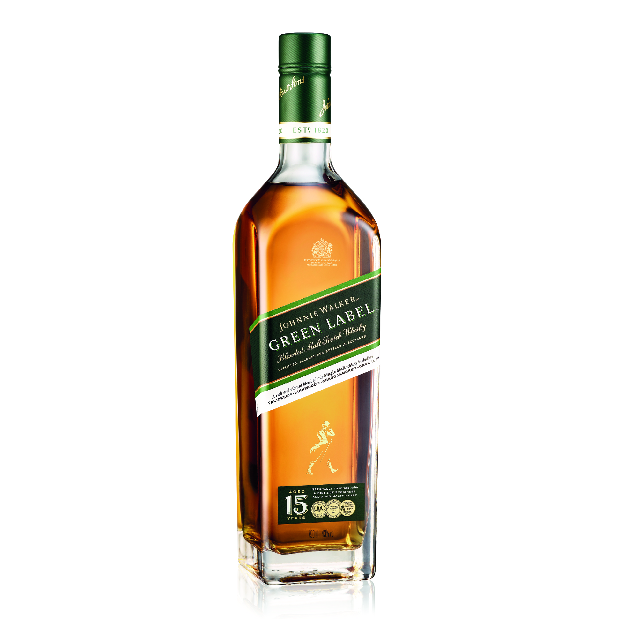 Johnnie Walker Green Label 15 Years Old F21 - Image 2